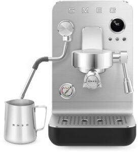 SMEG Minipro Espressomachine - Mat zwart