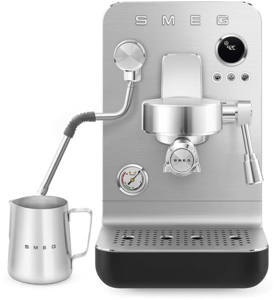 SMEG Minipro Espressomachine - Mat zwart